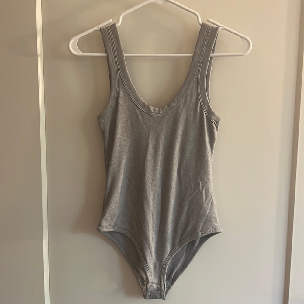 Alexander Wang x Uniqlo grey body suit M